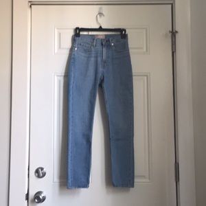 Everlane high rise jeans